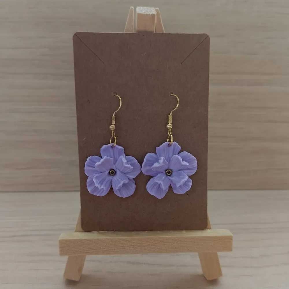 Boucles Printanières Violettes Claires