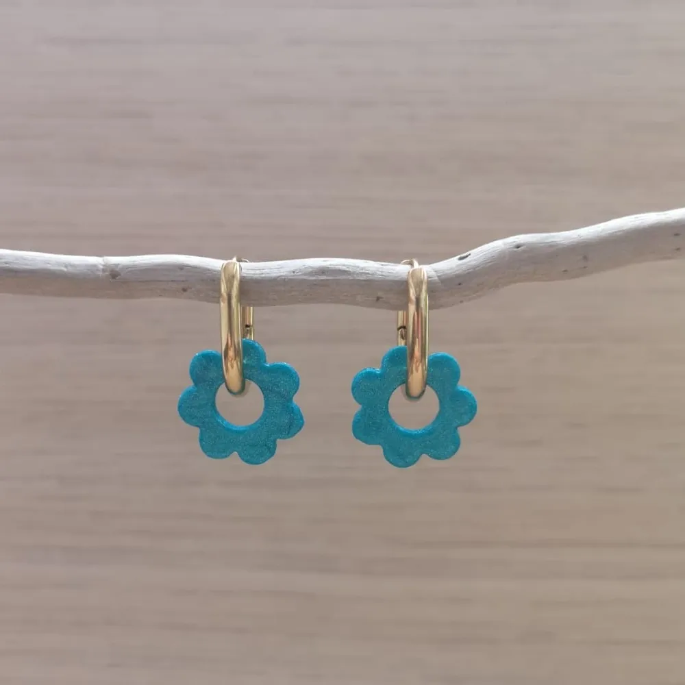 Fleurs Turquoises