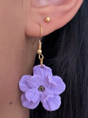 Boucles Printanières Violettes Claires