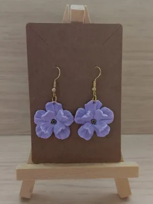 Boucles Printanières Violettes Claires