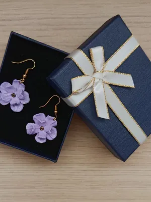 Boucles Printanières Violettes Claires