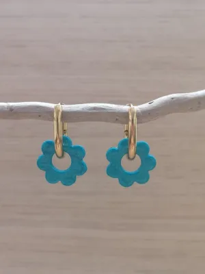 Fleurs Turquoises