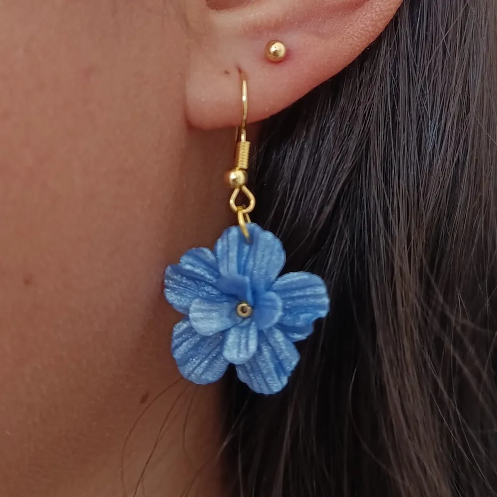 Petites Boucles Printanières Bleues