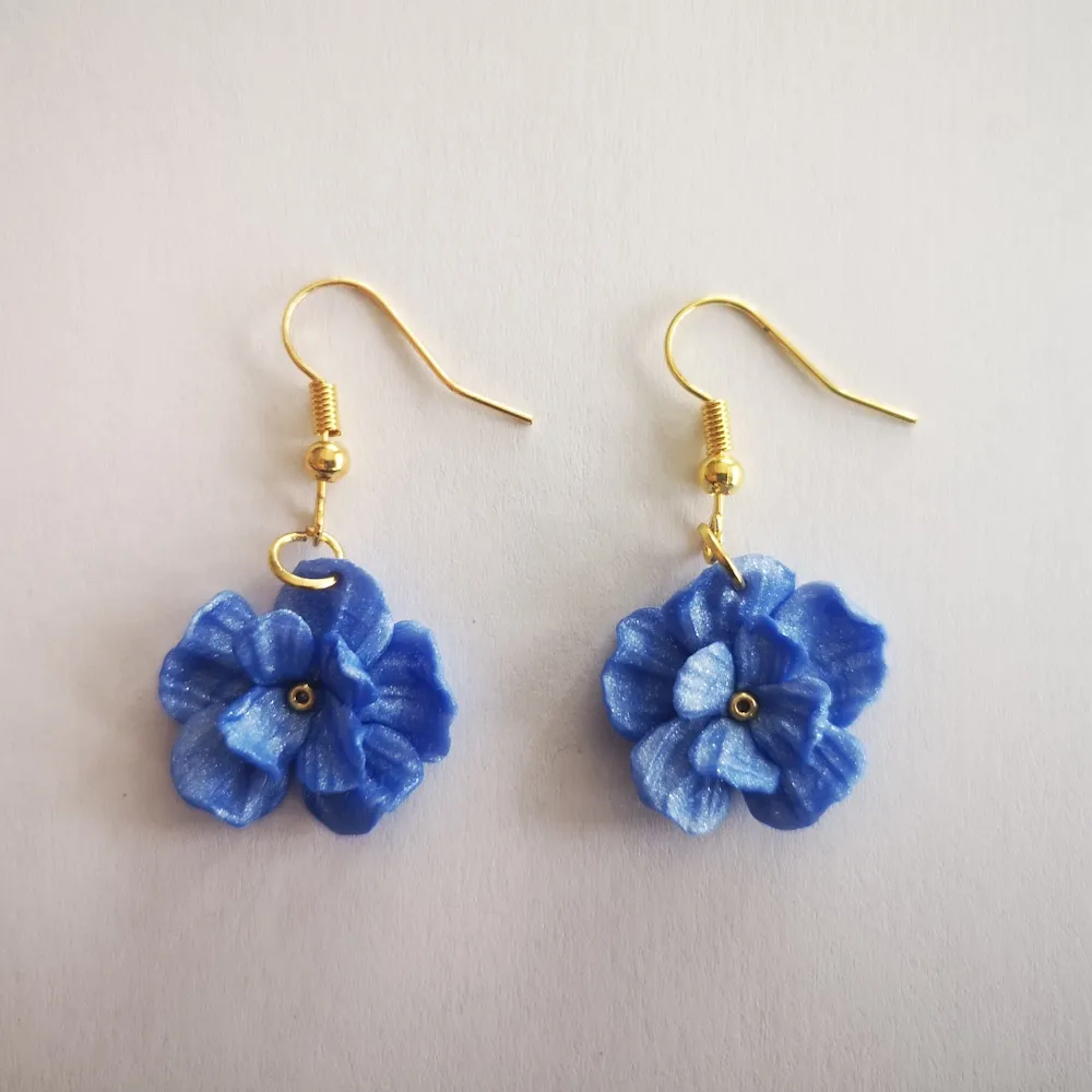 Petites Boucles Printanières Bleues