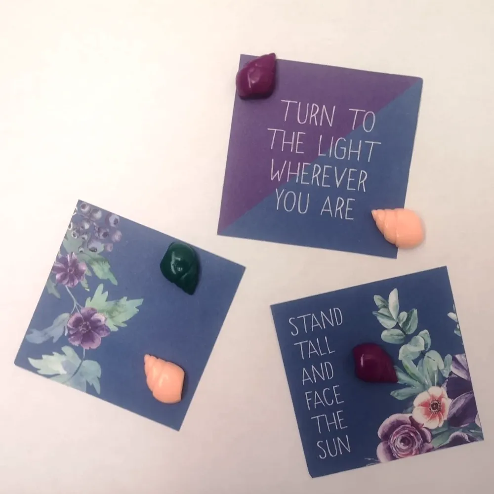 Magnet Coquillage Violet