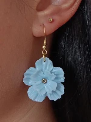 Boucles Printanières Bleues Claires