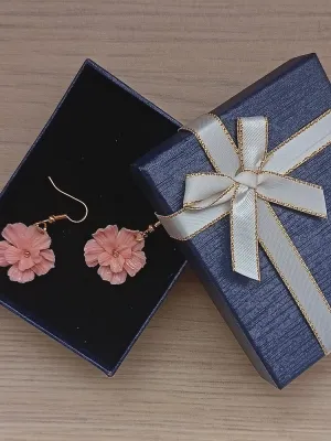 Petites Boucles Printanières Roses