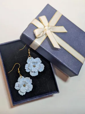 Boucles Printanières Bleues Claires