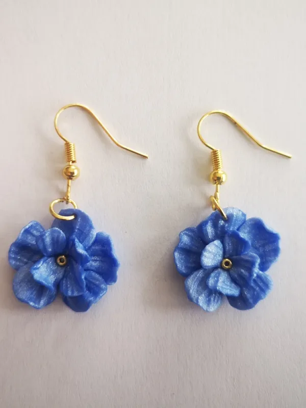 Produit Petites Boucles Printanières Bleues Image