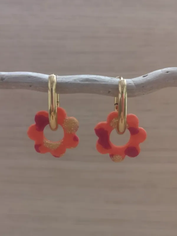 Produit Fleurs Orange Tachetées Image