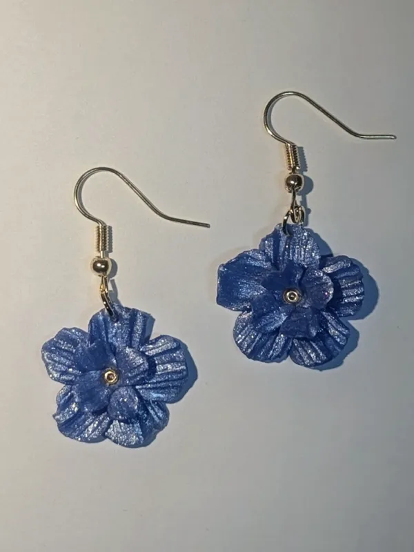 Produit Petites Boucles Printanières Bleues Image